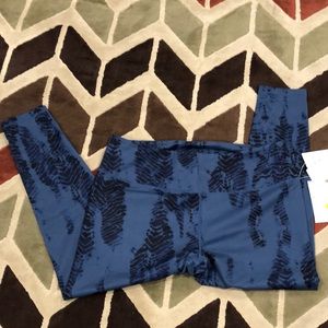 Zella Navy Nightfall Karin’s Print Yoga Pants 2X